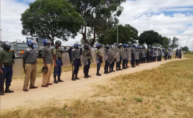 ‘Mnangagwa’s govt in panic mode, heavily armed anti-riot police patrol streets’