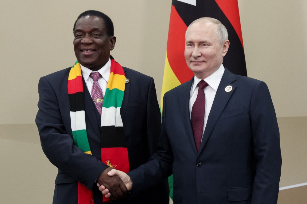 Mnangagwa says he stands in solidarity with Putin over Ukraine war