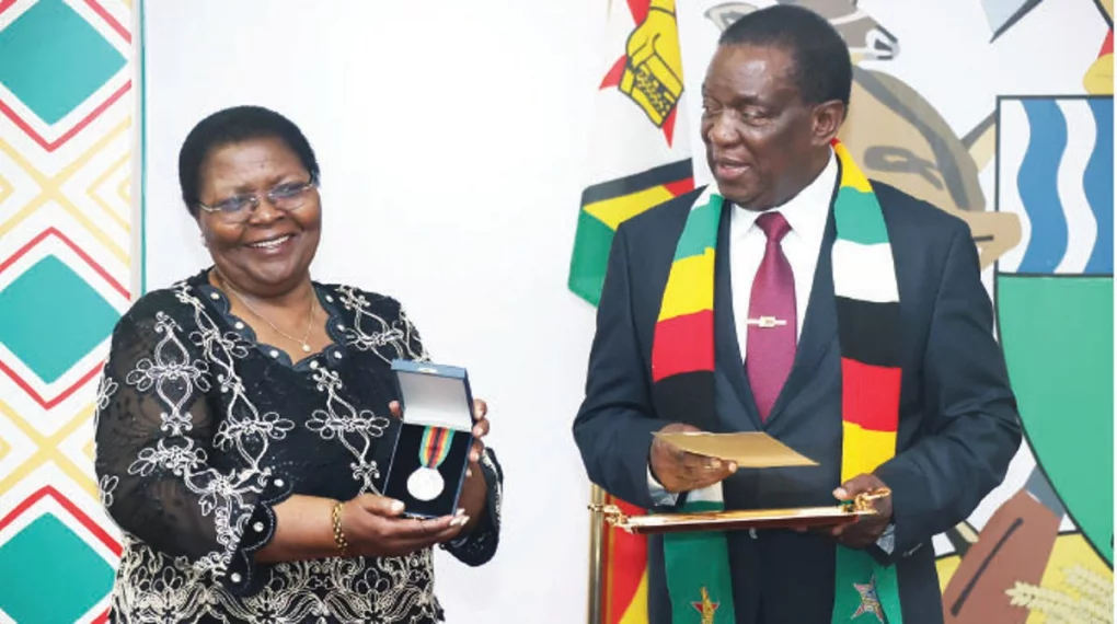 Mai Chisamba Awarded Order Of The Star Of Zimbabwe, Silver