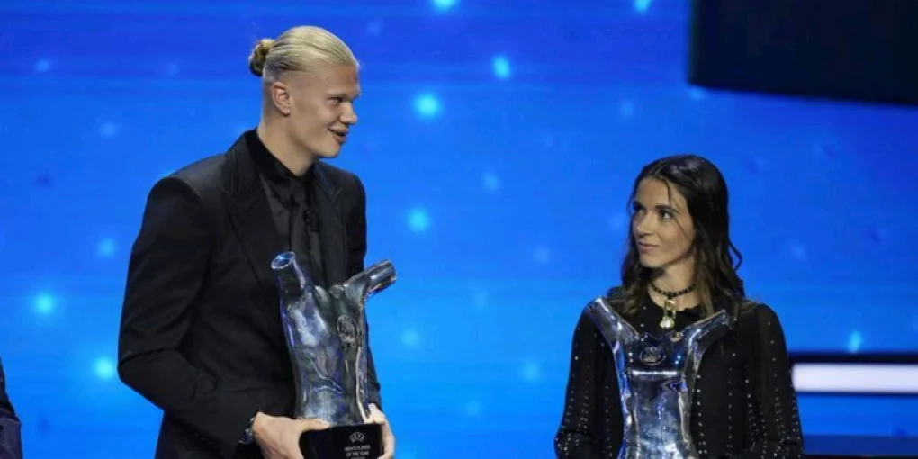 Erling Haaland Crowned UEFA's Best Soccer Player, Beating Messi and DE Bruyne