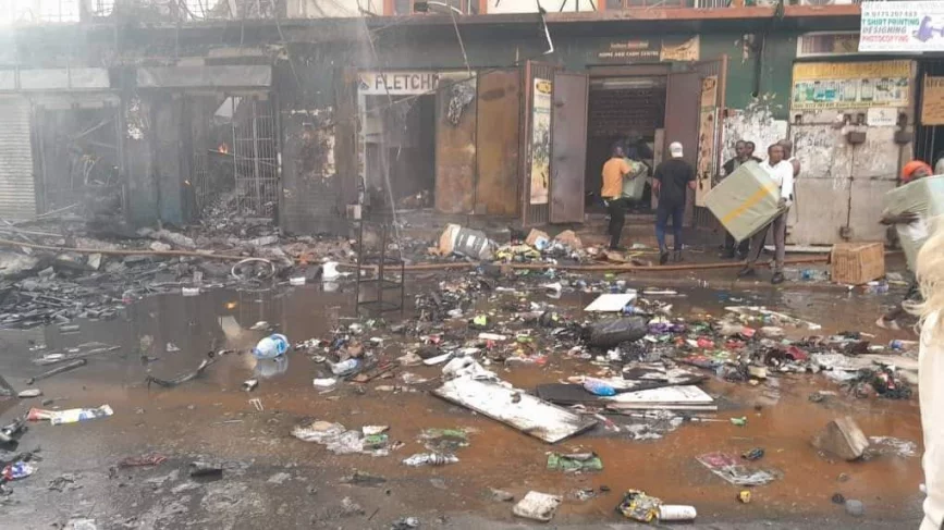 Fire At A Harare Mall Destroy Goods Worth Thousands Of Dollars