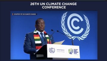 President Mnangagwa addresses COP26