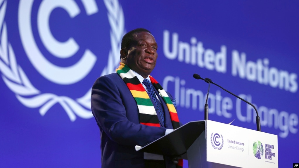 Mnangagwa Urges West to Remove Sanctions to Allow Zimbabwe to Implement Climate Change Programs