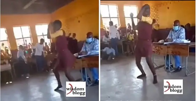 Viral video of schoolgirl in uniform dance in front of male teacher causes stir