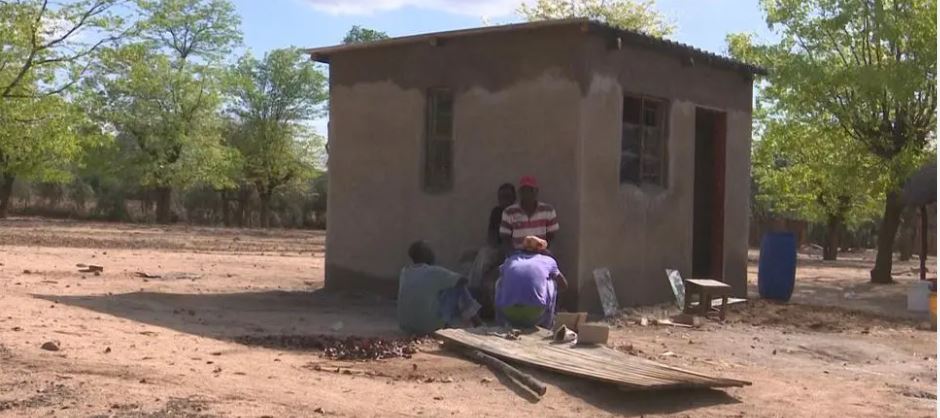 Nyanyadzi Primary Grade 7 class builds a house for an aged woman from their community