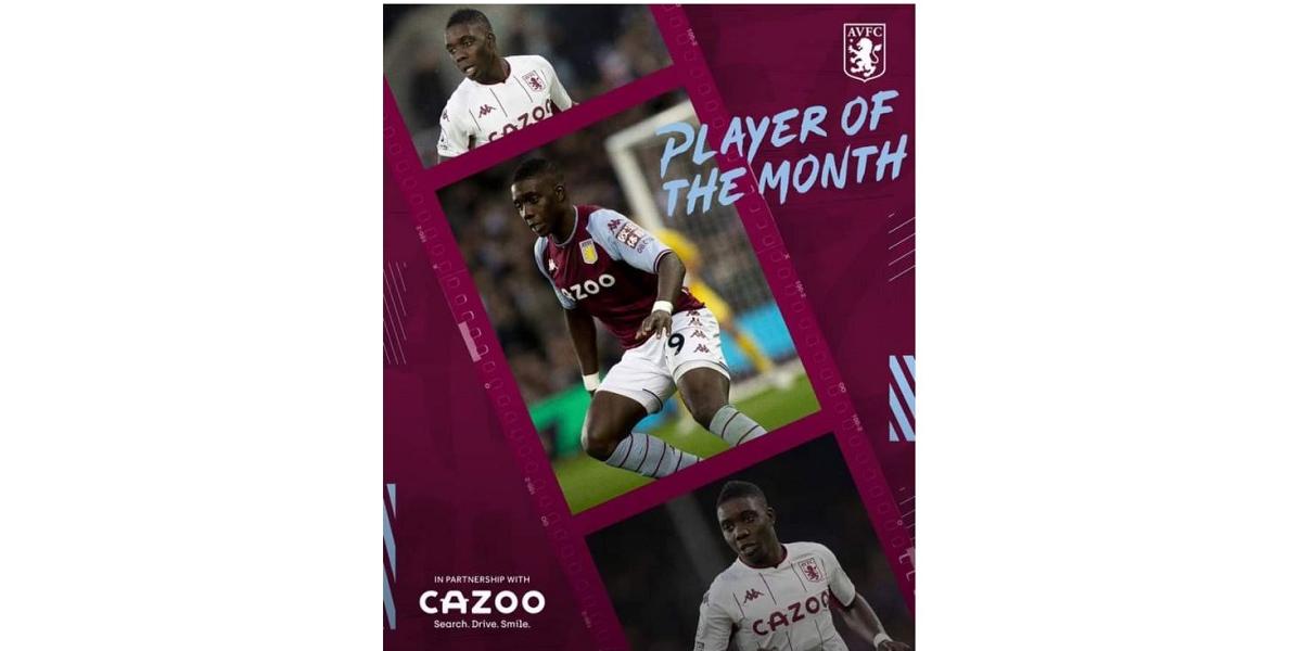 Marvelous Nakamba Wins Aston Villa’s Player Of The Month Award