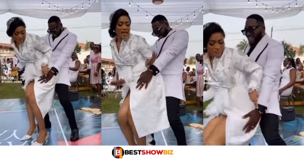 Newly married couple thrills wedding guests with some serious dance moves (watch video)