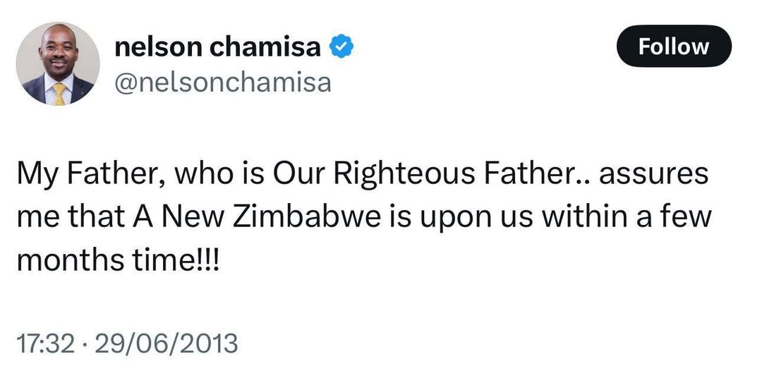 Chamisa and Chin’ono Engage in Heated Exchange Over Role of God in Elections