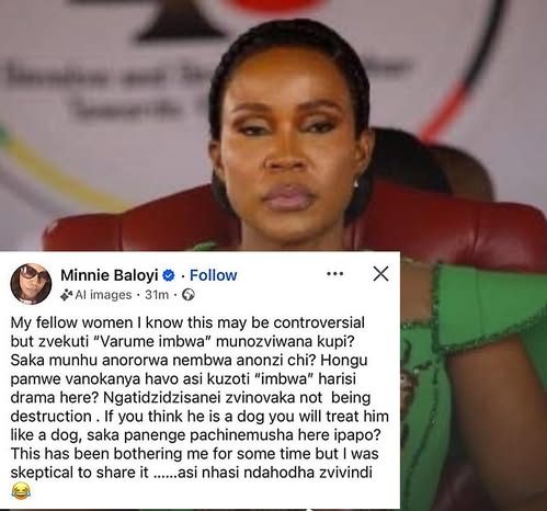 Vice President Chiwenga’s Wife, Mama Minnie Baloyi Chiwenga, Challenges “Men Are Dogs” Saying, Urges Women to Treat Husbands with Respect