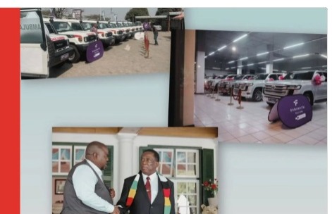 Sir Wicknell Chivhayo Donates $4 Million in Vehicles and Ambulances to Celebrate President Mnangagwa’s Birthday
