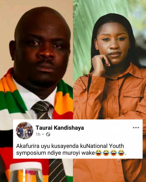 Zanu-PF Youth League’s Taurai Kandishaya Throws Shade at Nisha T,  “Maybe She Missed a Bag of Zig Notes ”