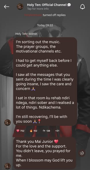 Holy Ten’s Redemption ,Can He Overcome the Past?