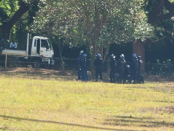 Hopewell Chin’ono Condemns Police Deployment Outside Opposition Leader’s Office