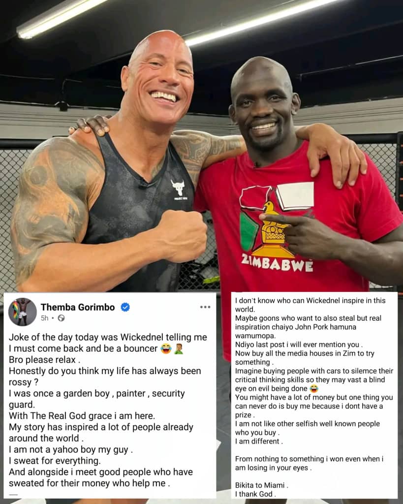 Themba Gorimbo ‘s  Mic Drop To Wicknell Chivayo  ” John  Pork”