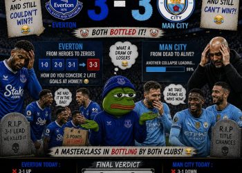 Doku’s Last-Gasp Wonder Goal Saves Man City — But Title Hopes Take a Hit